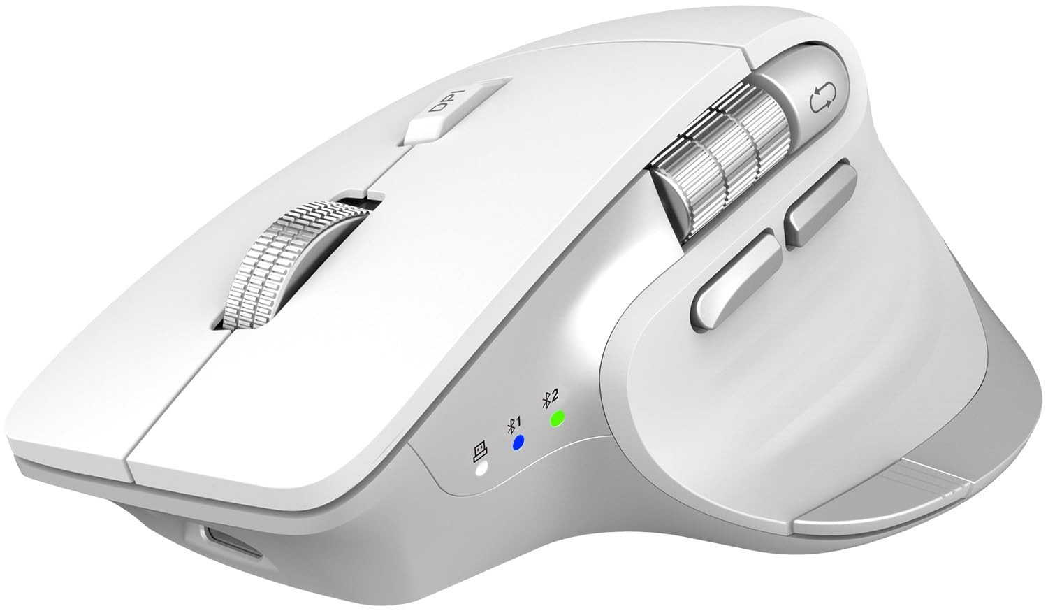 Adjustable DPI, Flying Scroll & Thumb Wheel, Bluetooth Mice for Laptop, Computer