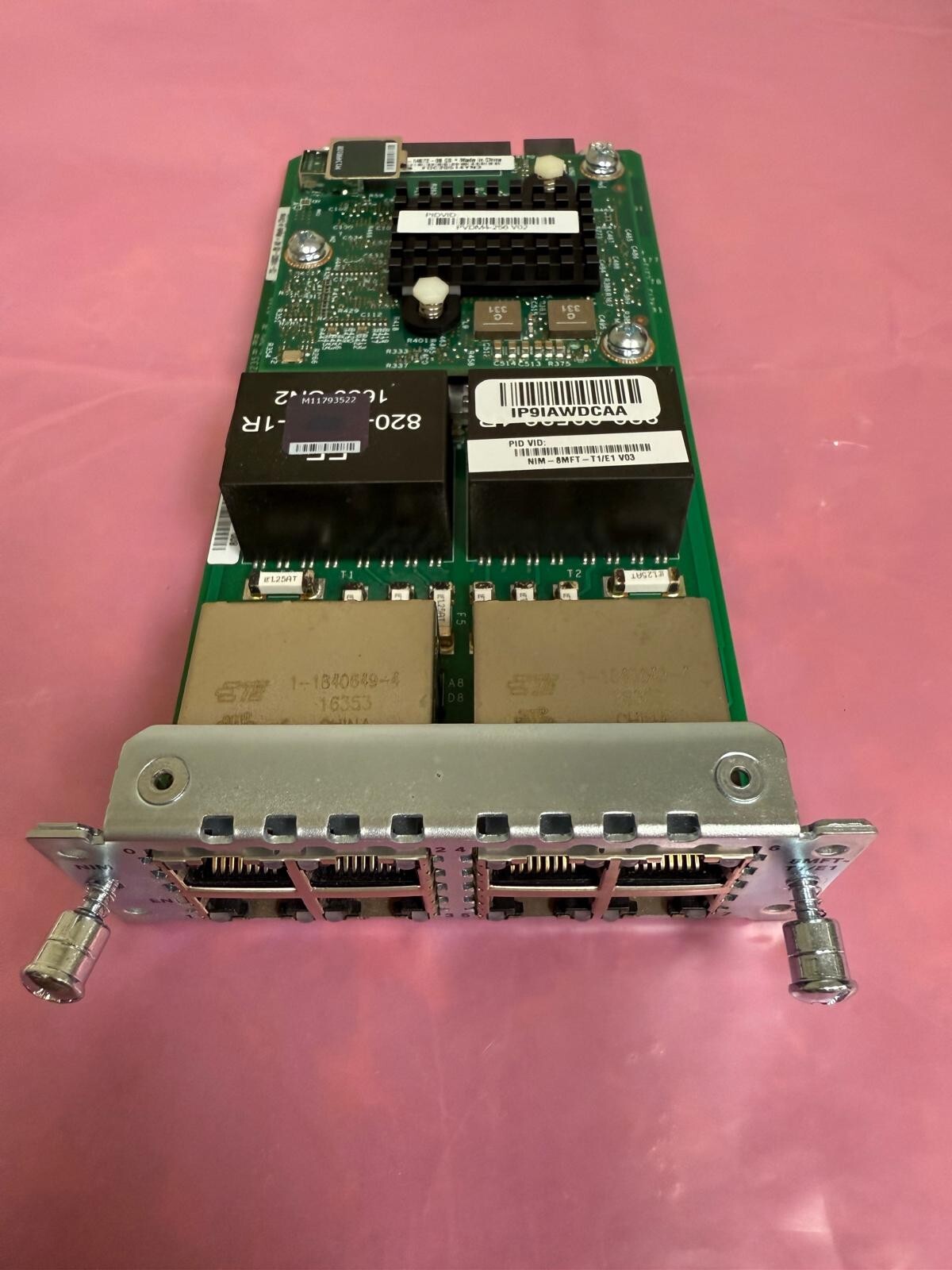 Cisco 8-Port Multi-Flex Trunk Voice T1/E1 Module NIM-8MFT-T1/E1 With PVDM4-256