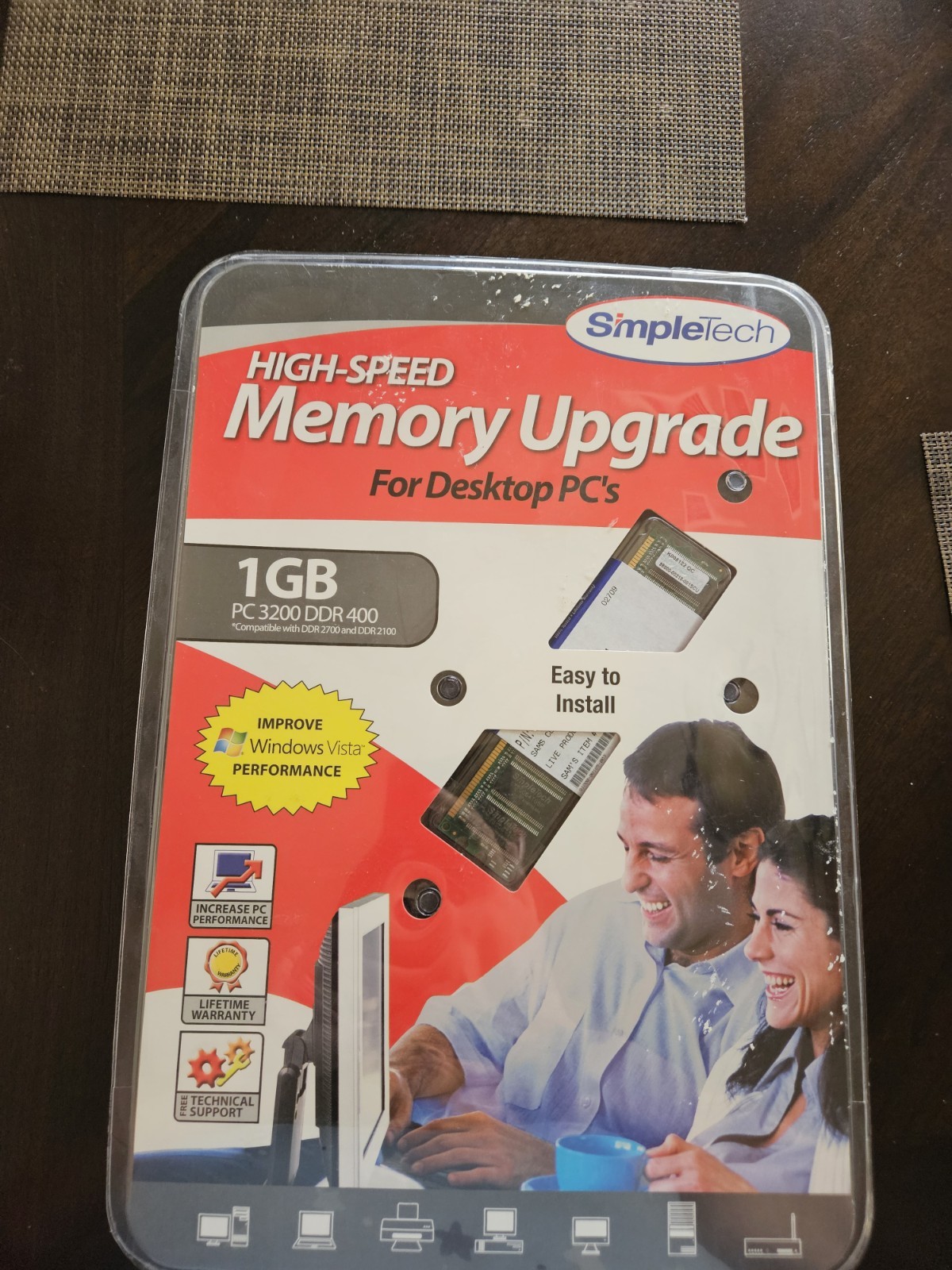 SimpleTech High-Speed Memory Upgrade For Desktop PC’S 1 GB