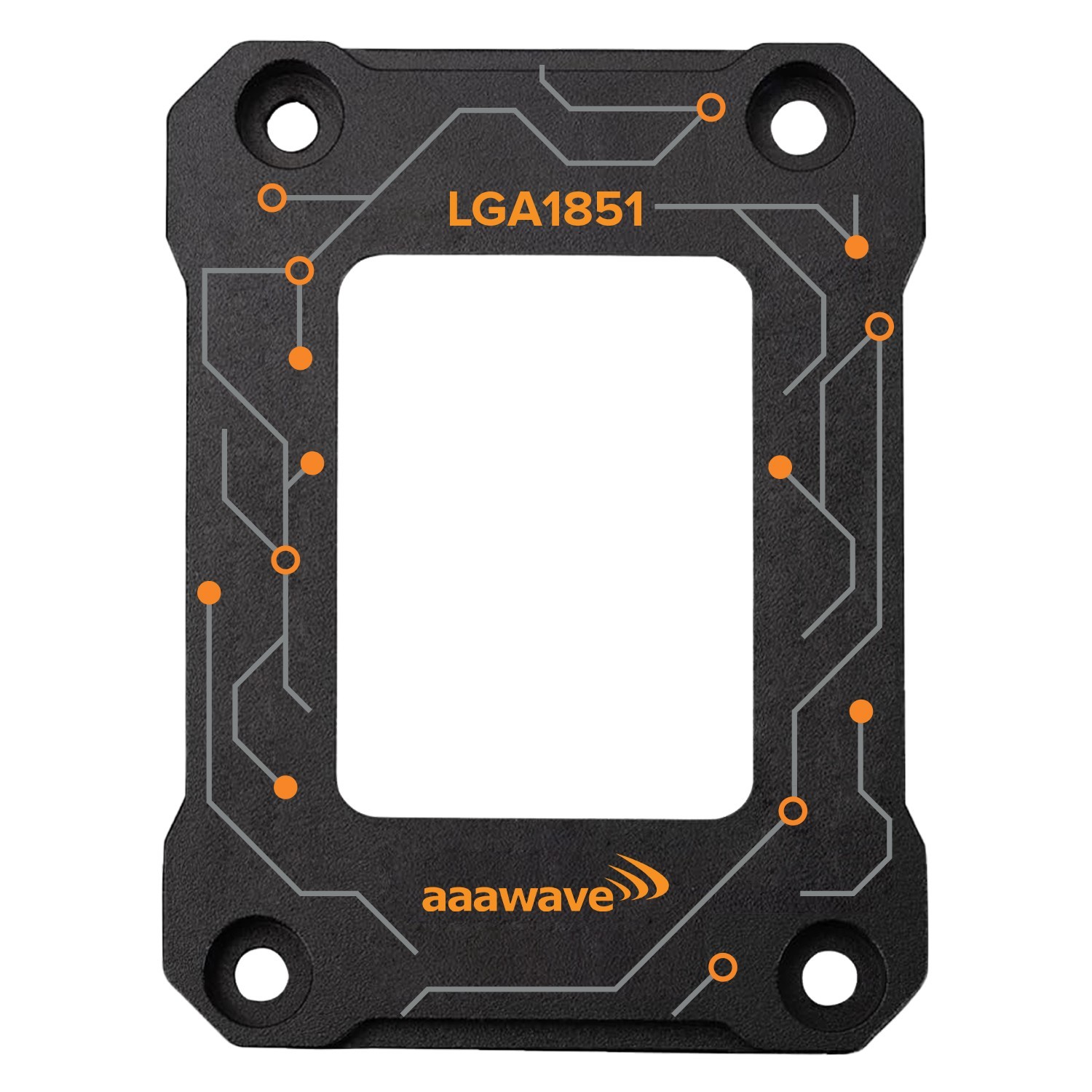 AAAwave LGA1851 CPU Contact Frame Anti-Bending Bracket for Intel 15th Gen Black
