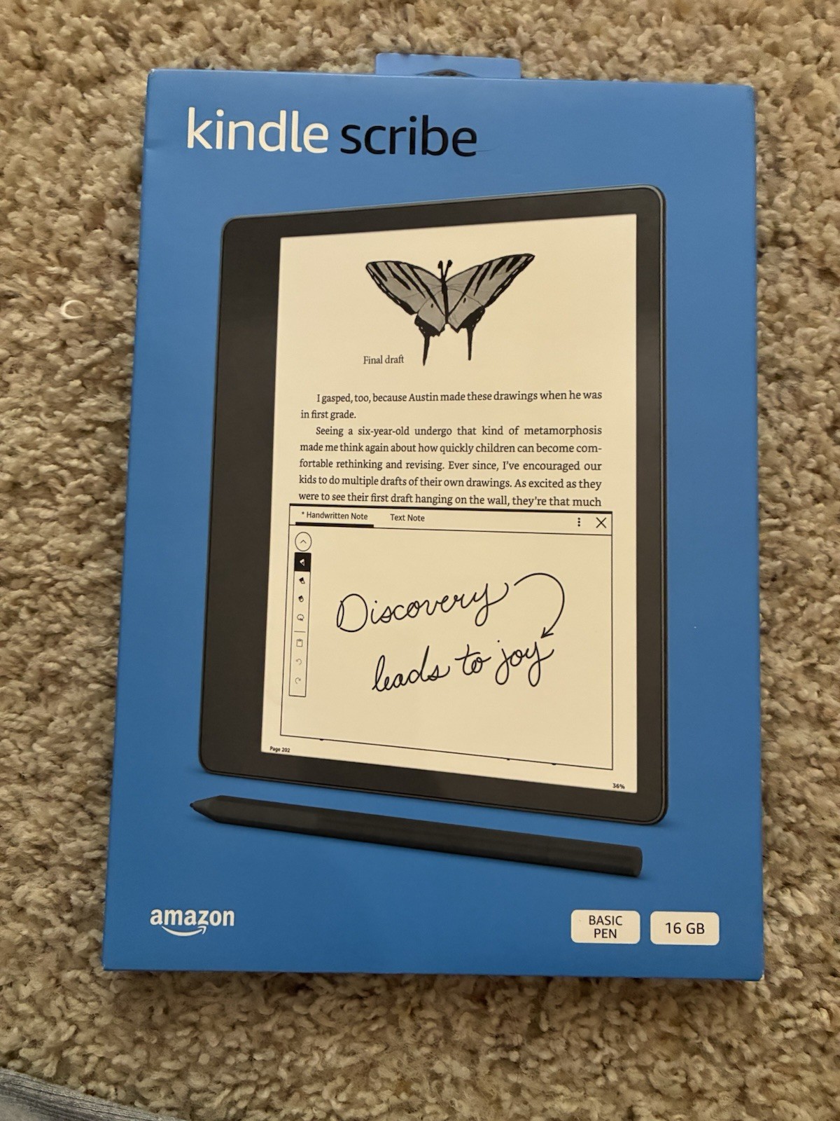 Unopened Kindle Scribe 16GB With Basic Pen