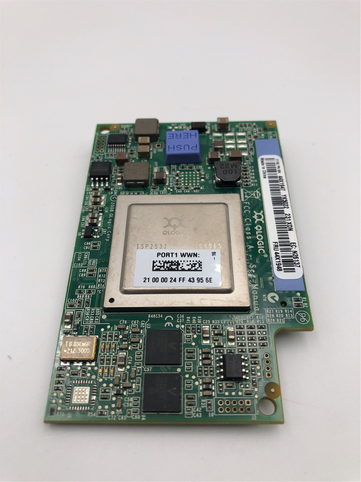 IBM QLOGIC 8GB FIBRE CHANNEL EXPANSION CARD 44X1947 44X1948