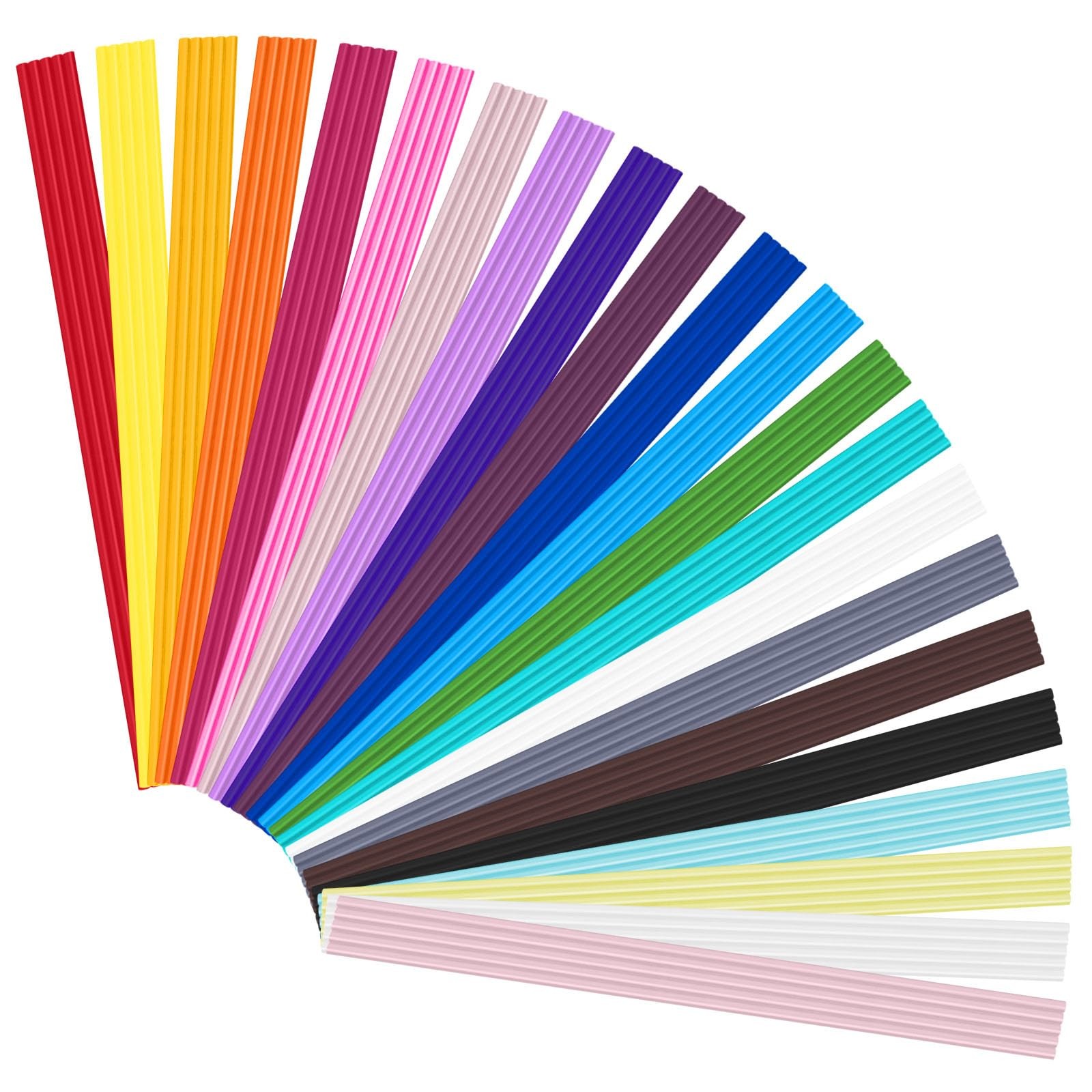 22 Colors 3D Printing Filament Refill for 3Doodler Start+ 3D Pen, Safe Low Print