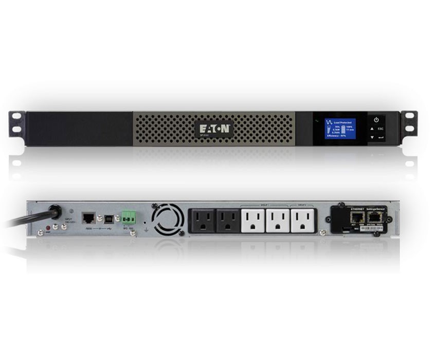 Eaton 5P Rackmount UPS - 1000 VA/770 W - 132 V AC - 1U - 5 x NEMA 5-15R