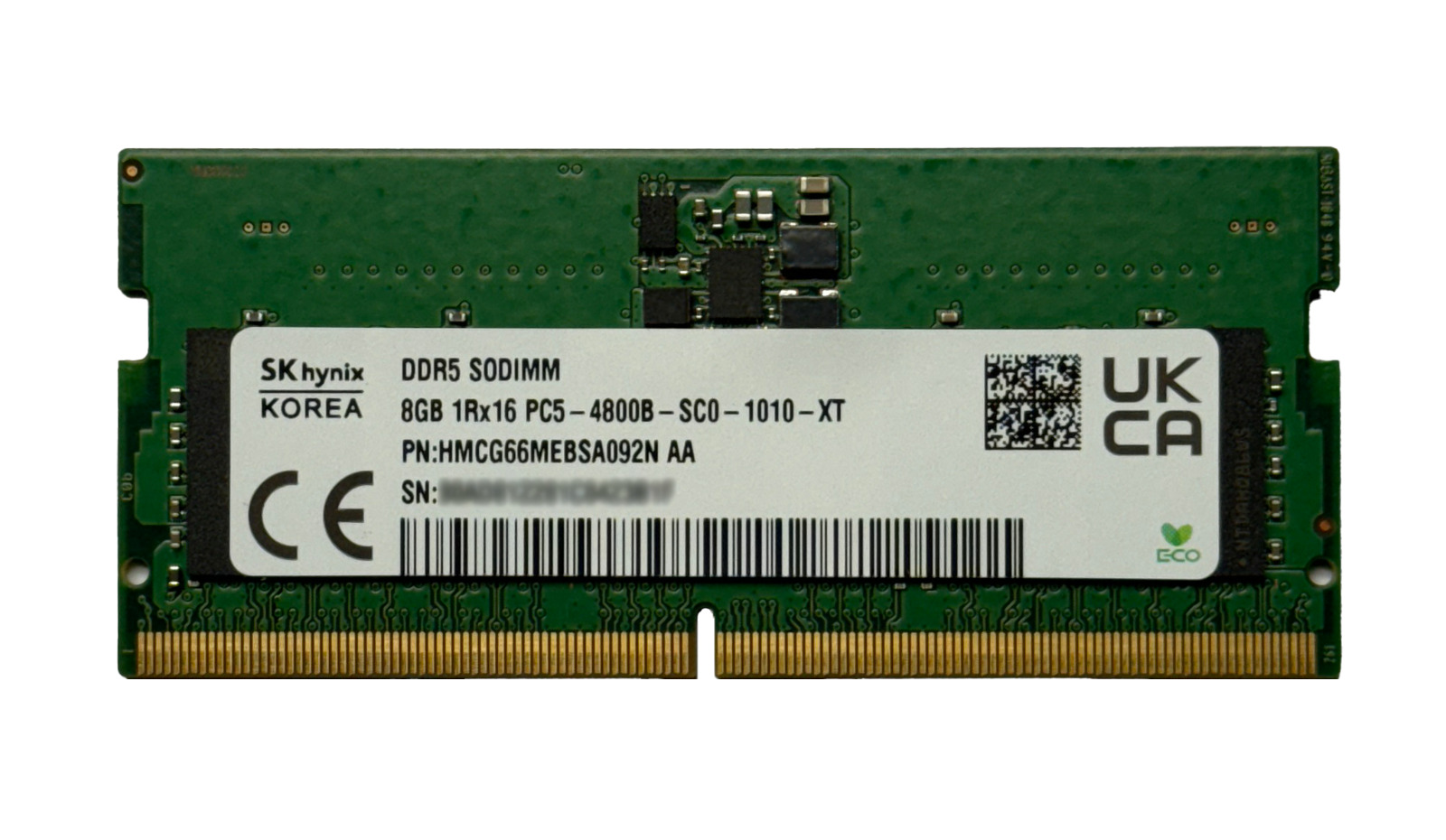 New OEM SK Hynix 8GB DDR5 4800MHz SODIMM 1Rx16 Laptop Memory RAM