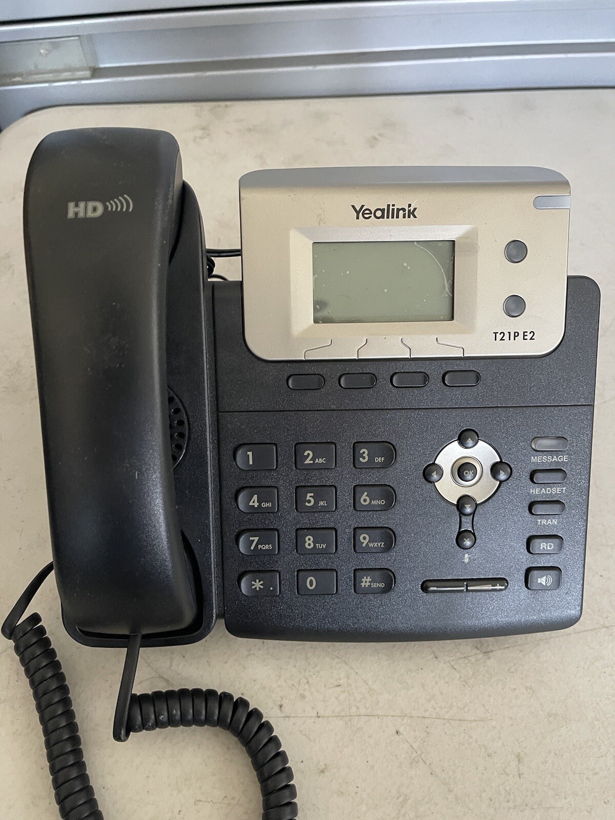 Yealink SIP-T21P E2  Dual-line Entry Level IP Phone. Used (Excellent)