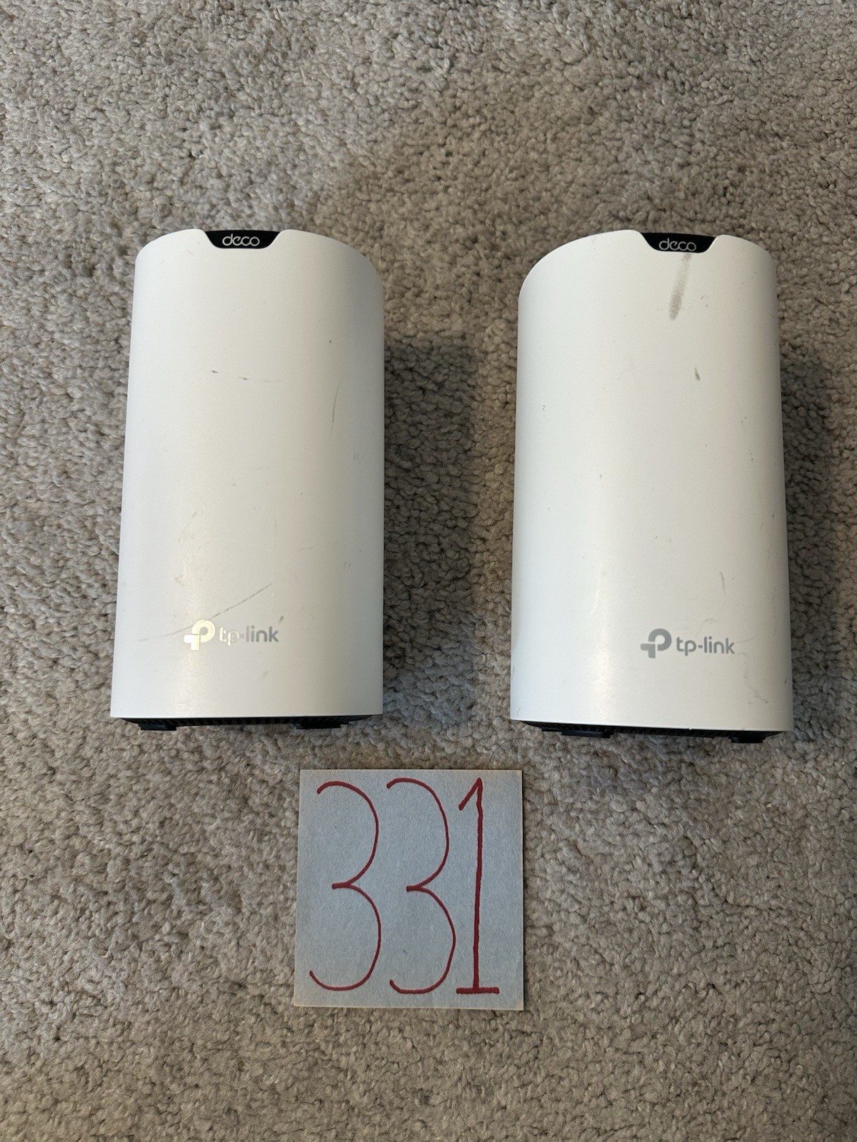 2 TP-Link Deco S4R AC1200 Mesh Wi-Fi Router System White Ethernet PARTS ONLY
