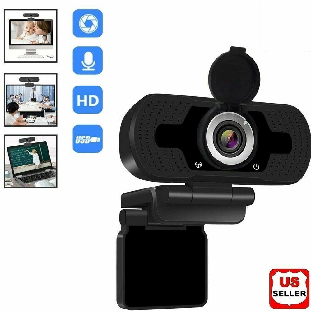 USB Webcam 1080P HD Camera with mic for HP Dell Toshiba sony computer pc desktop