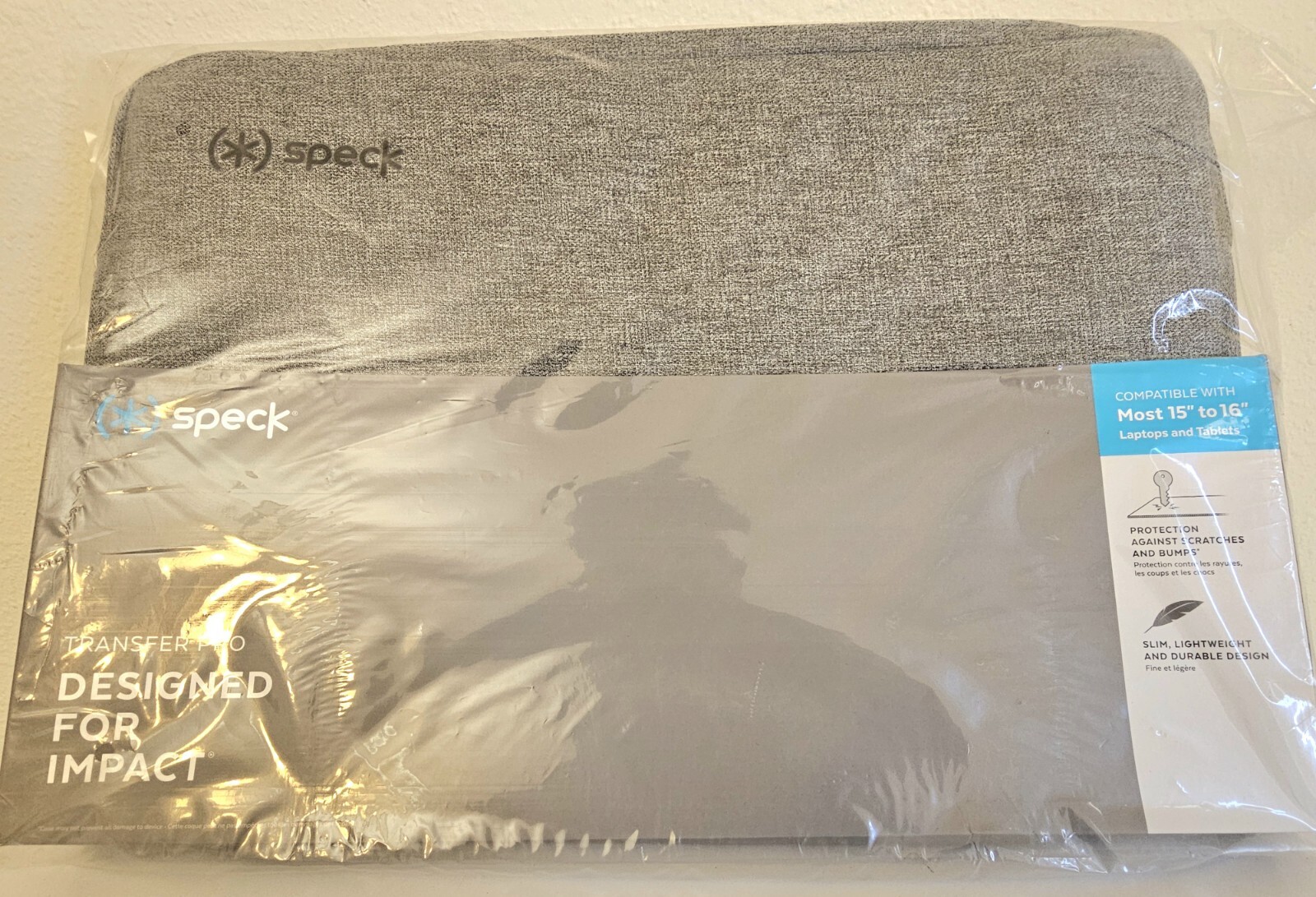 Speck-Universal Transfer Pro Sleeve for 15"-16" Laptop - Stellar Gray New Sealed