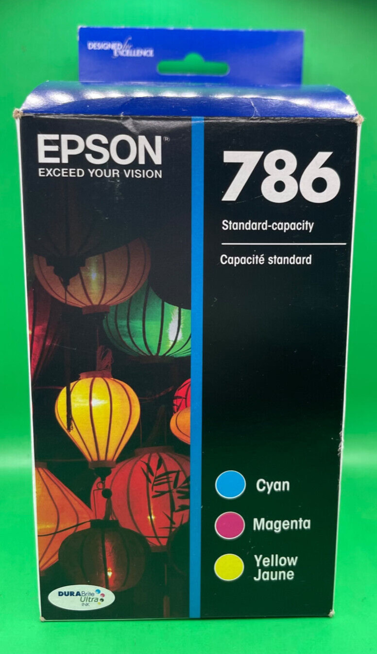 Epson 786 DURABrite Ultra Standard Black And Color Combo Pack Exp 03/2024