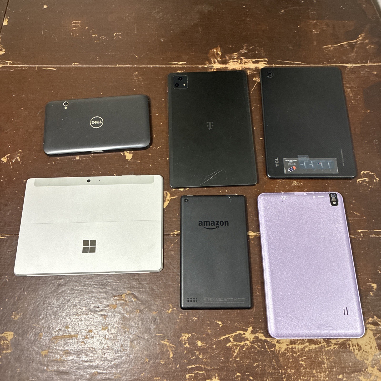 DAMAGED Lot of 6 TABLETS Mix Bundle OEM Original Parts BEING SOLD FOR PARTS ONLY
