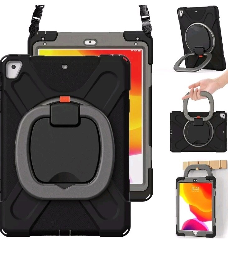 BRAECN Case for iPad 9.7 Inch 6th/5th Generation 2018/2017, iPad Air 2, 3-Layer 