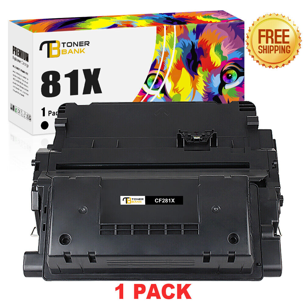 1PK CF281X CF281A Toner Compatible with HP 81X 81A LaserJet M605 M605n M606 M630