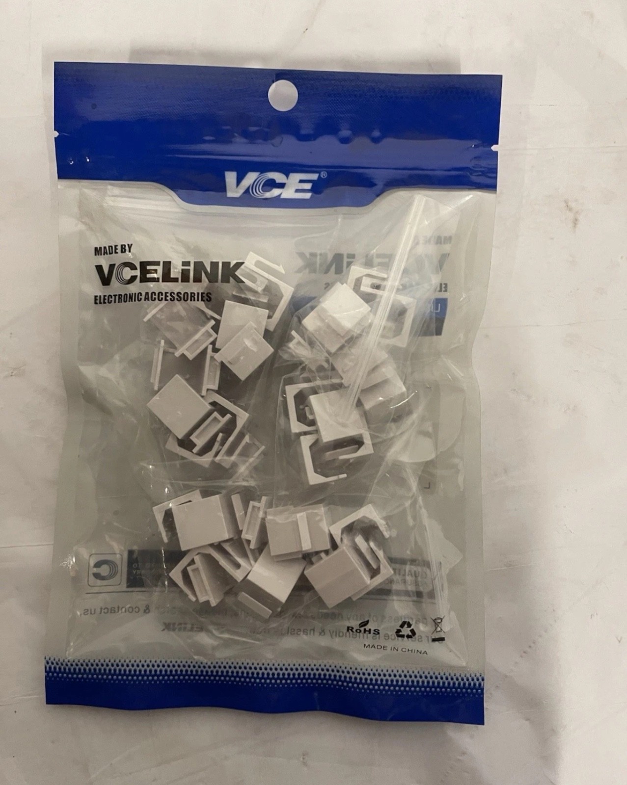 Blank Insert For Wallplate 30pack VCELINK Electronic Accesories