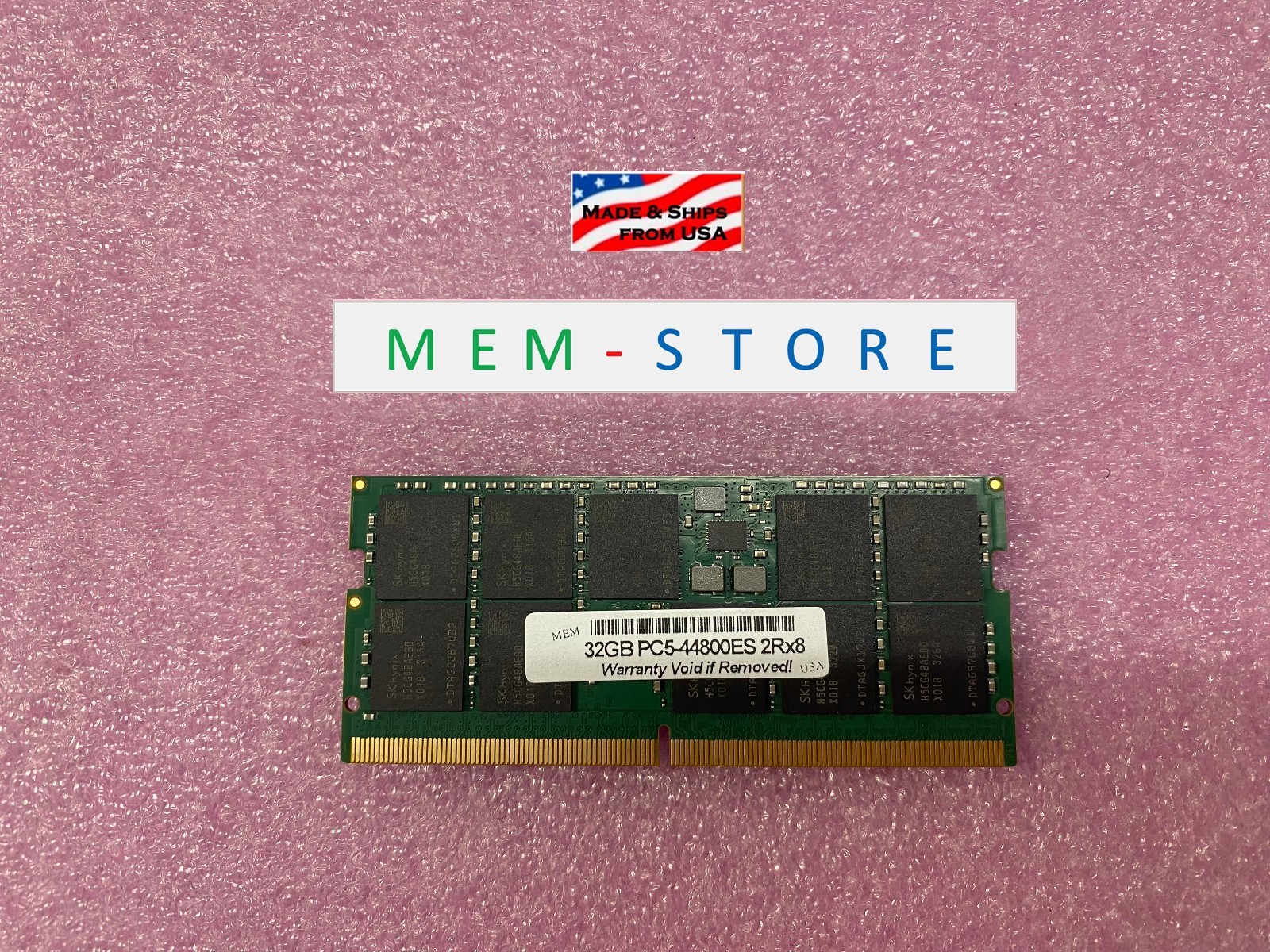 32GB ECC DDR5 SODIMM 5600MHz RAM Compatible w/ ASUSTOR LOCKERSTOR 8 Gen3 AS6808T