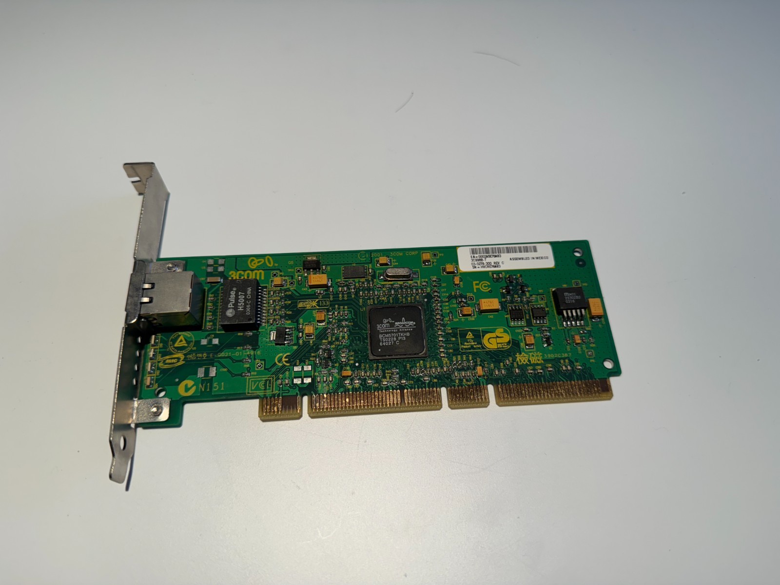 3COM 3C996B-T Gigabit Ethernet Card 32/64-bit PCI