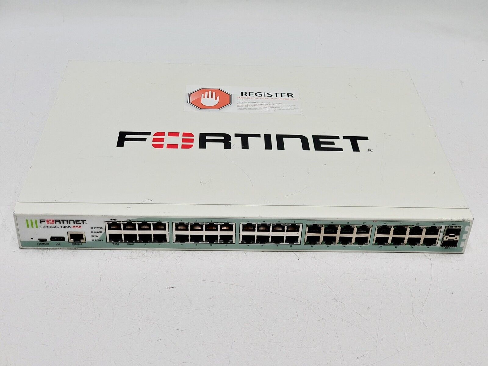 Fortinet FG-140D-POE 40-Port Firewall with PoE