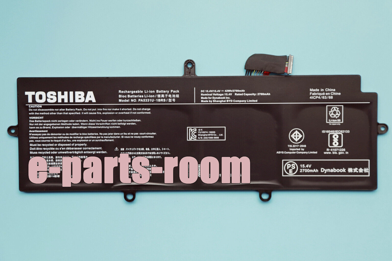 New Genuine PA5331U-1BRS Battery for Toshiba Dynabook Portege A30-E Tecra A40-E