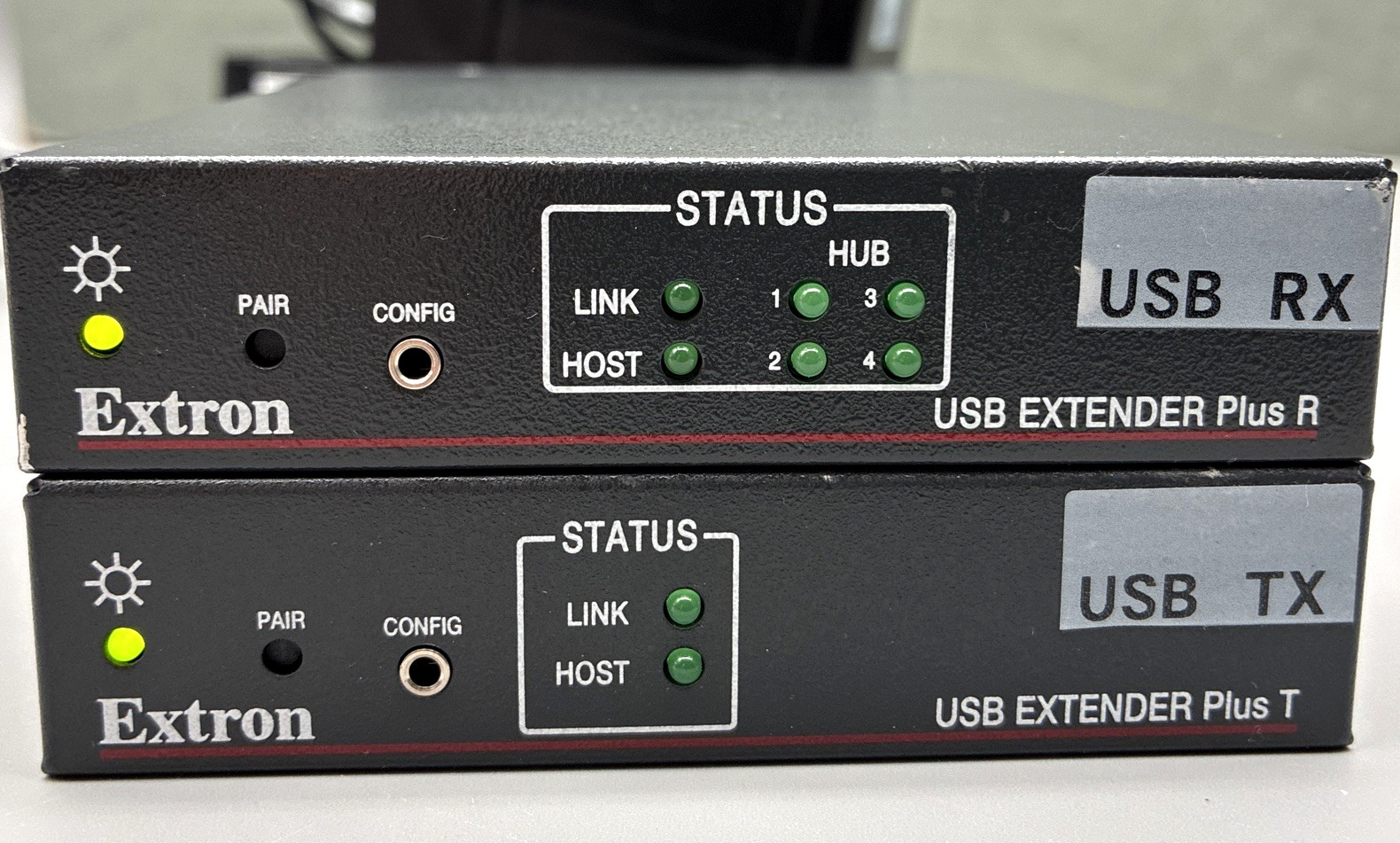 Extron USB Extender Plus R  And USB Extender Plus T Combo Pair With Power Supply