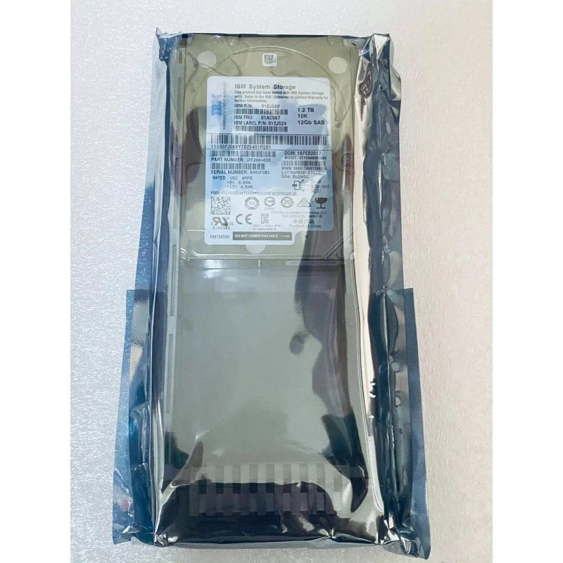 New IBM 01AC597 01EJ022 01EJ024 1.2TB 10K RPM 12Gbps 2.5" SAS HDD Hard Drive