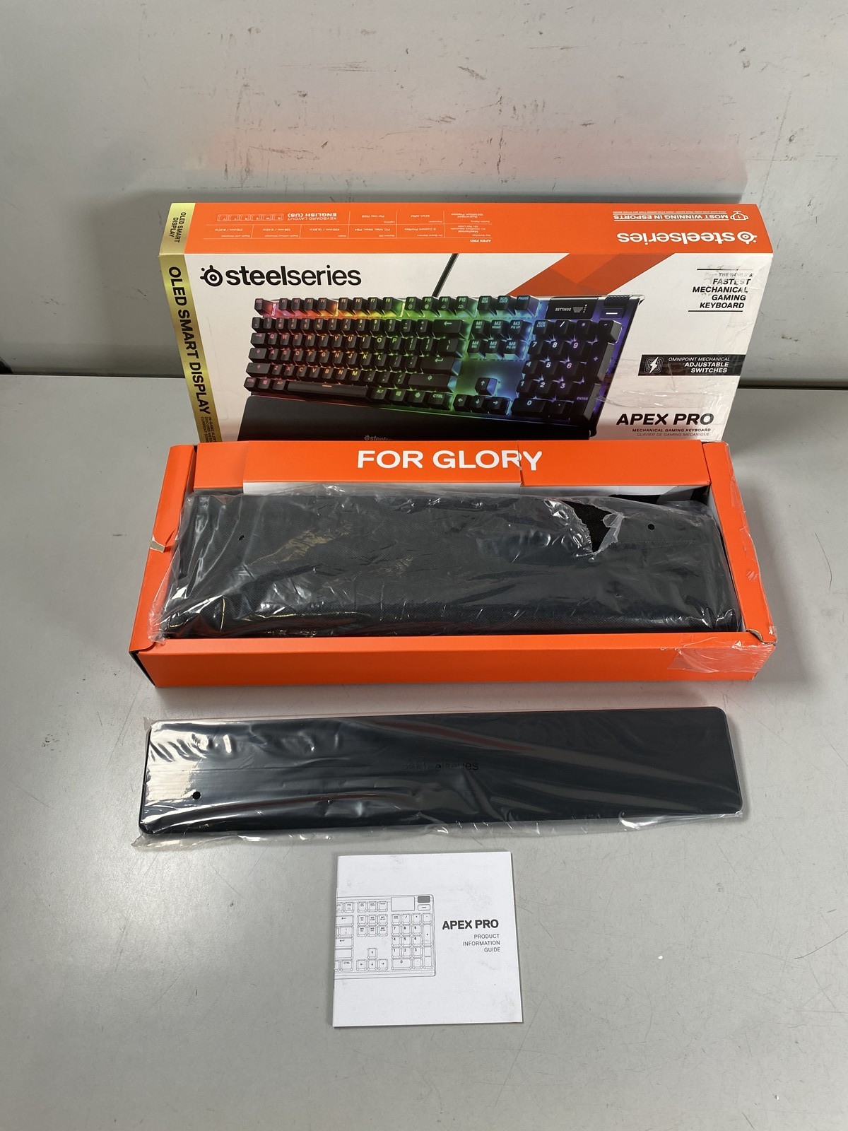 SteelSeries Apex Pro Gen 2 Wired HyperMagnetic Full Size Gaming Keyboard