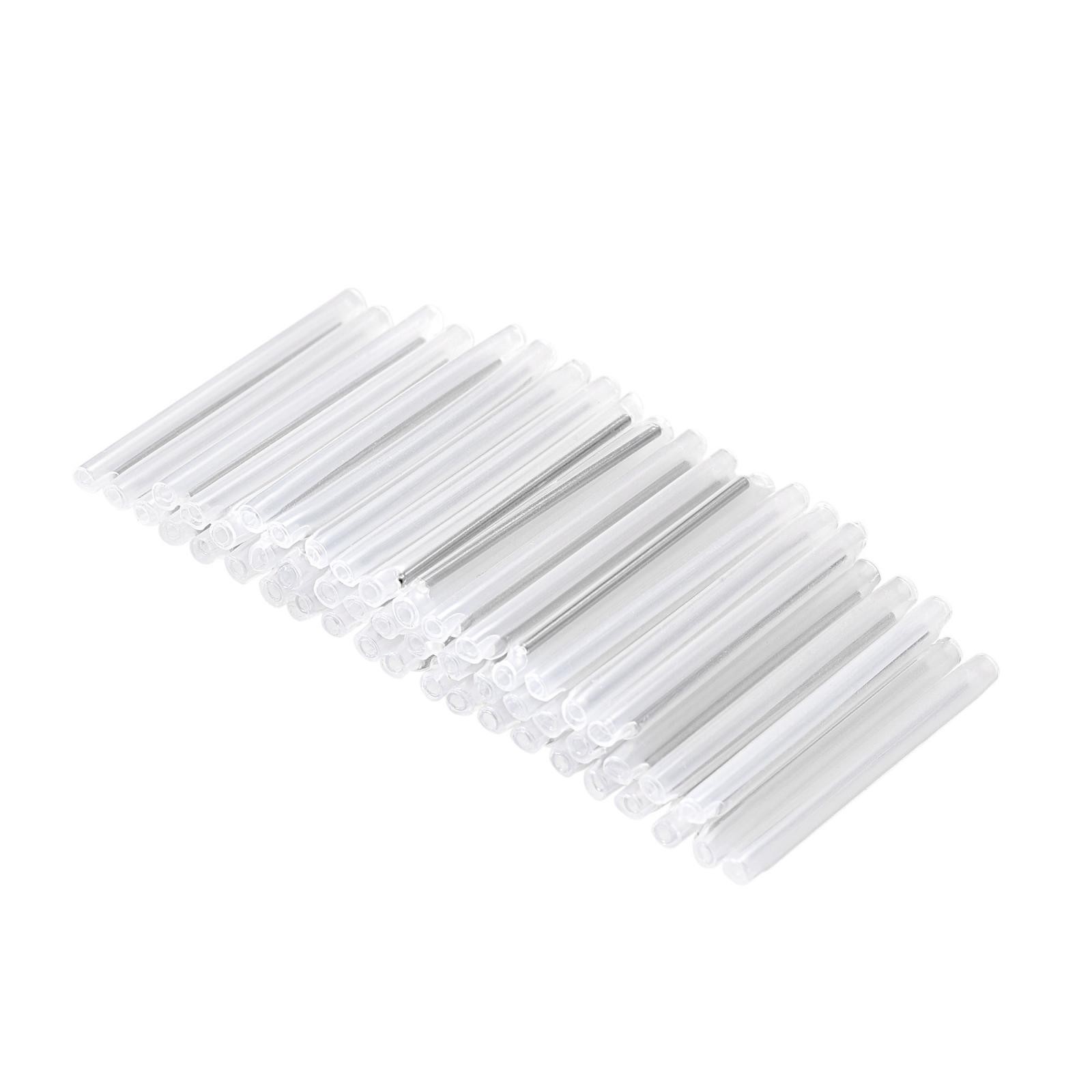 40mm 3mm Fiber Optic Sleeves, End Pre-Shrunk Fusion Splice Tube 1.2mm Rod 50pcs