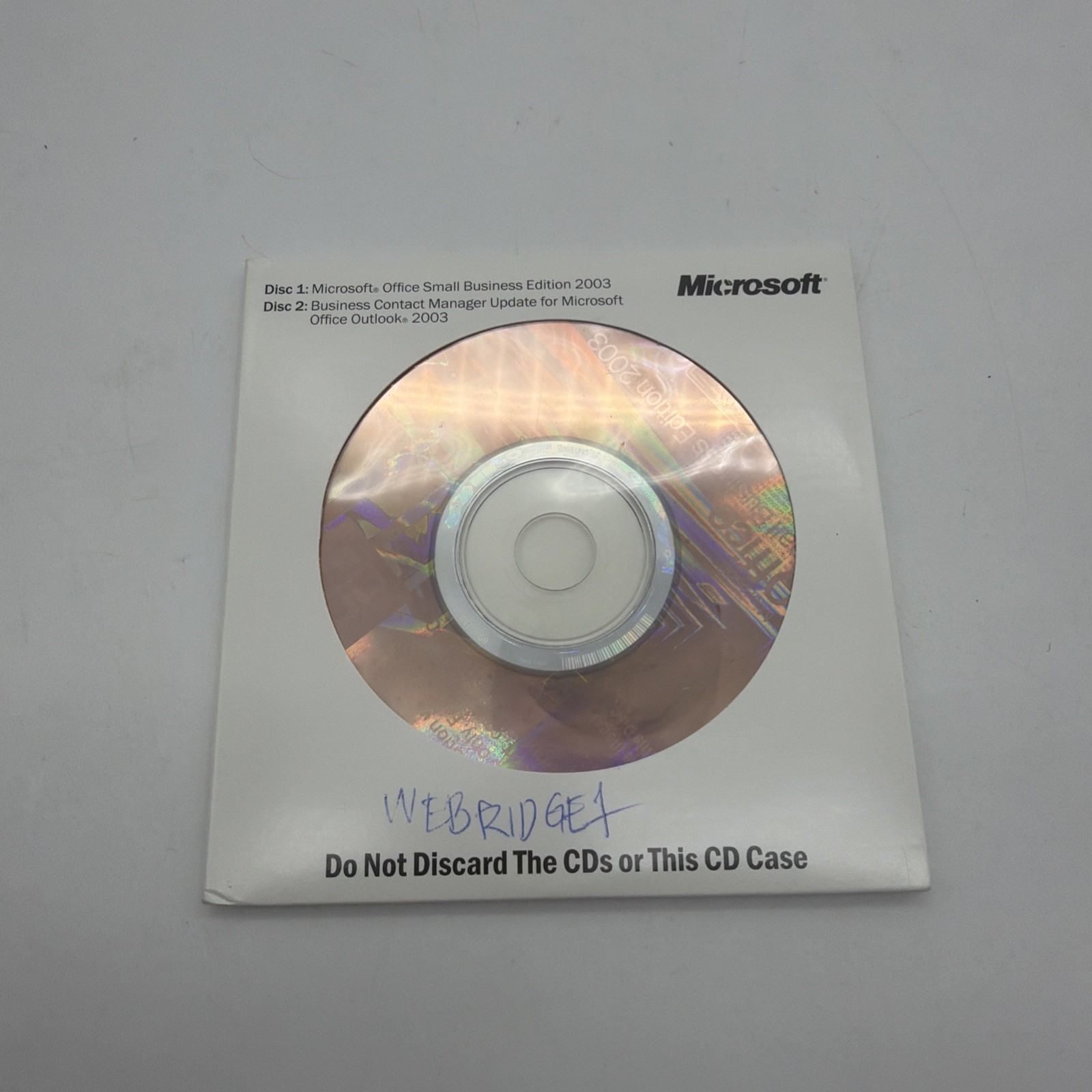 Microsoft Office Small Business Edition 2003 with Business Contact Manager