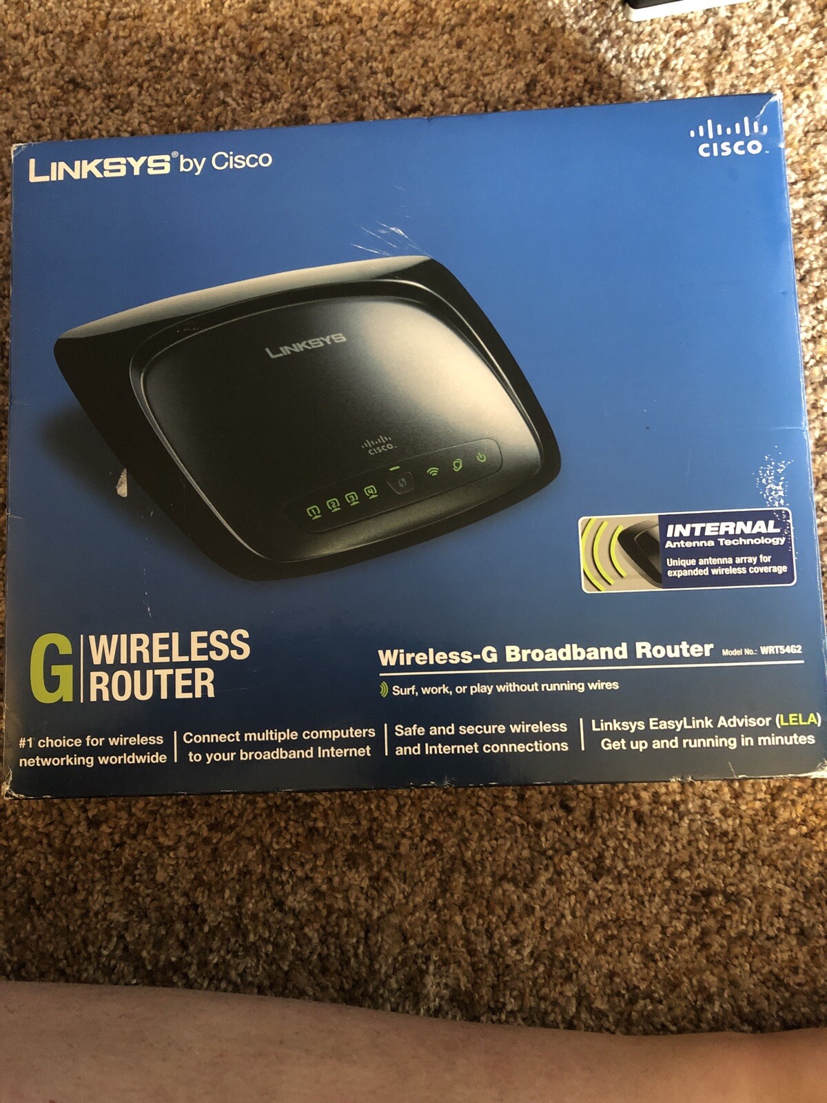 Linksys DIR-890L/R 54 Mbps 4-Port 10/100 Wireless G Router (WRT54G2)
