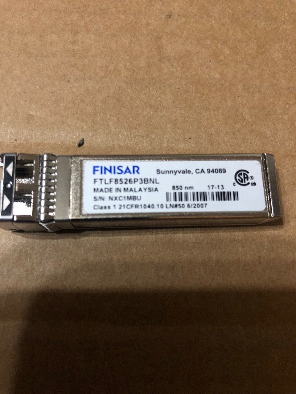 New Finisar FTLF8526P3BNL SFP #32664
