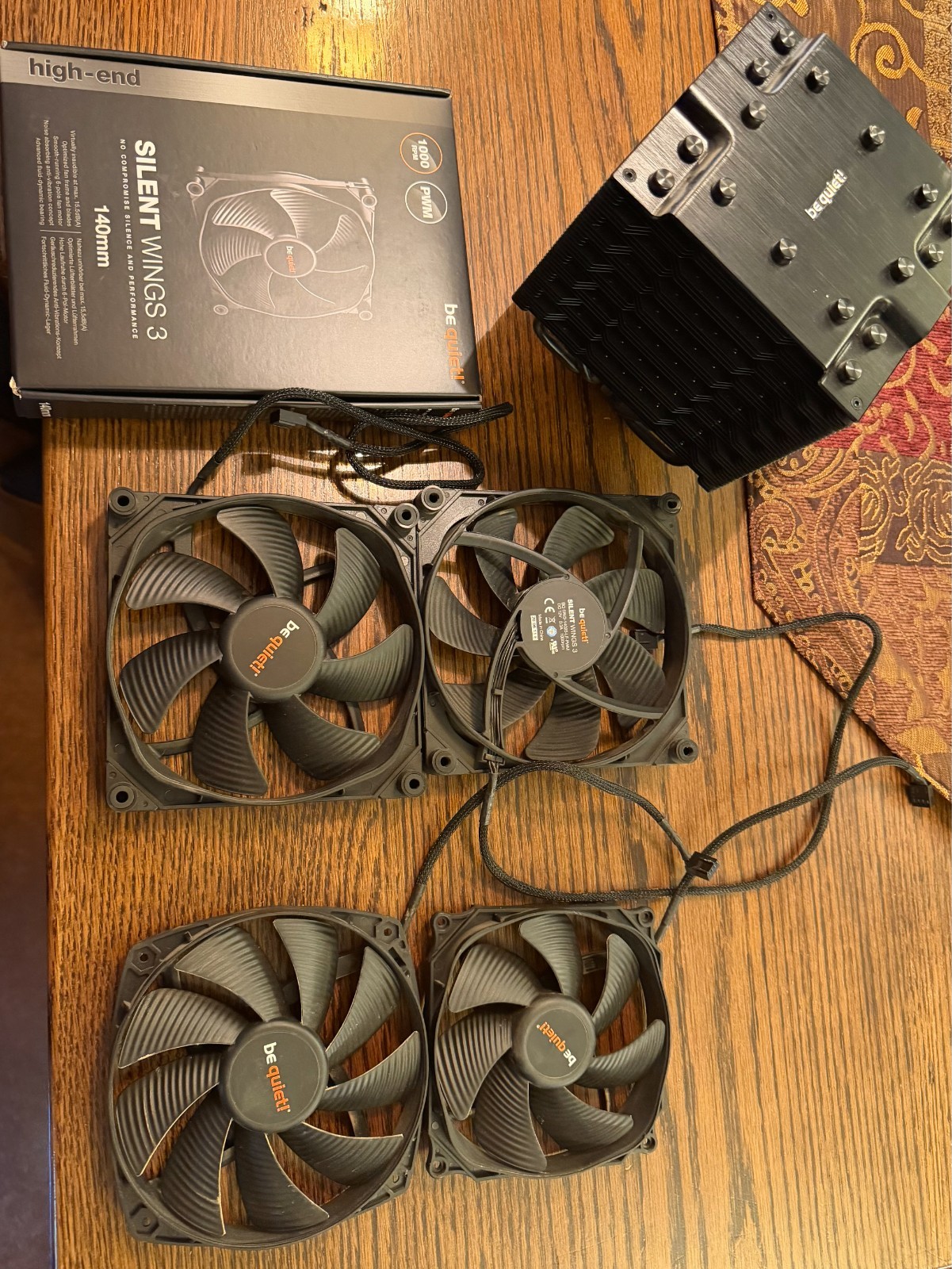 be quiet BK022 Dark Rock Pro 4 CPU Cooler 250W TDP w/3 Bonus 140mm Silent Wings