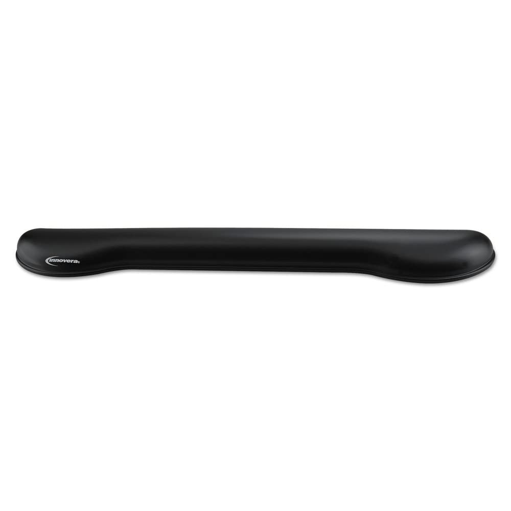 Innovera Softskin Gel Keyboard Wrist Rest, Black Medium,