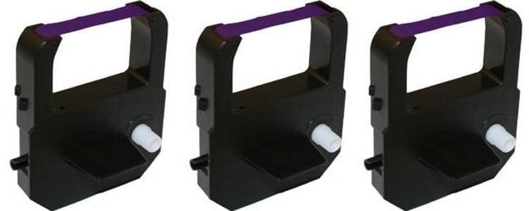 COMPUMATIC (3 Pack) Ribbon Cartridge for Lathem 100E, 700E, 900E, 1000E, 1500E,