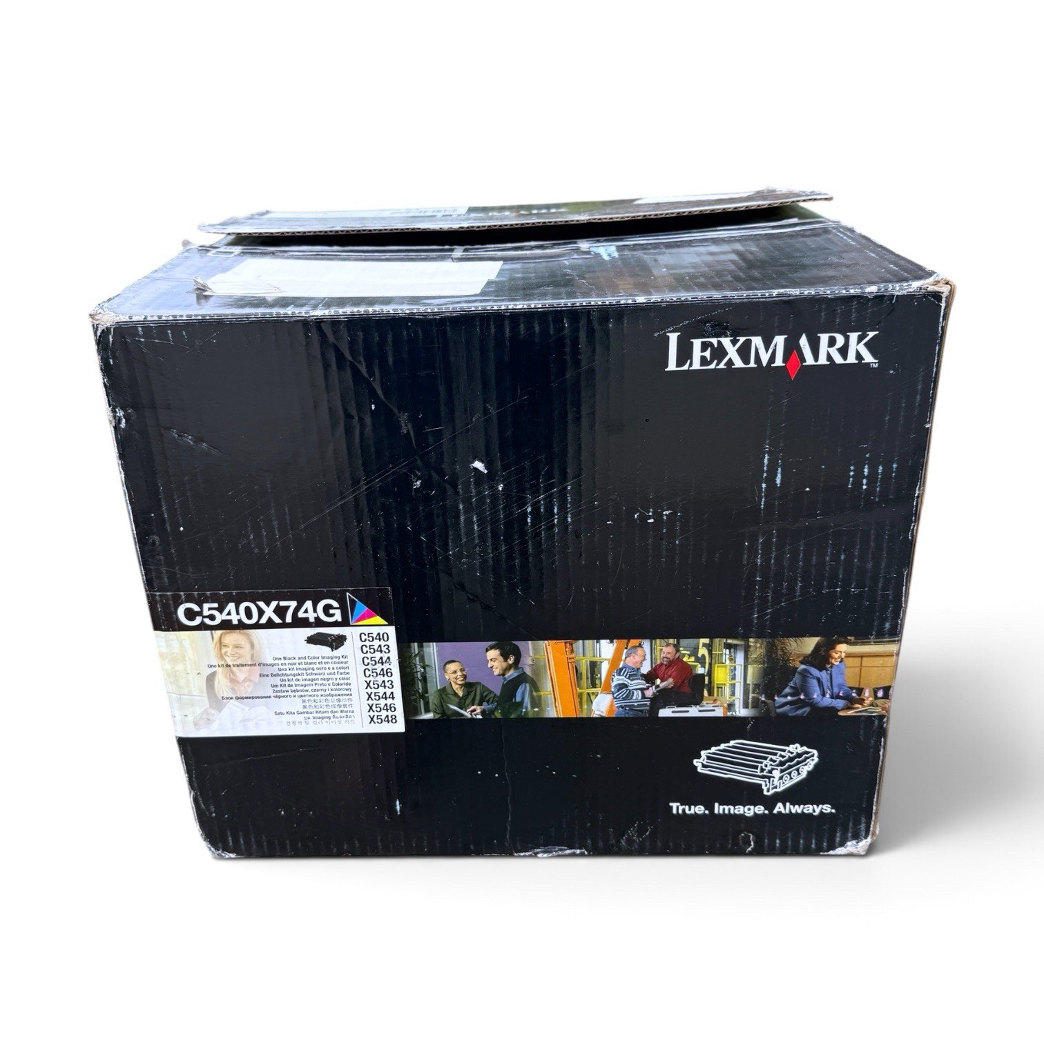 Lexmark C540X74G Genuine Black & Color Imaging Kit NEW Sealed Damaged Box