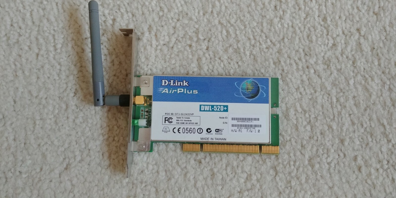 D-Link Air Plus DWL-520+, PCI Adapter