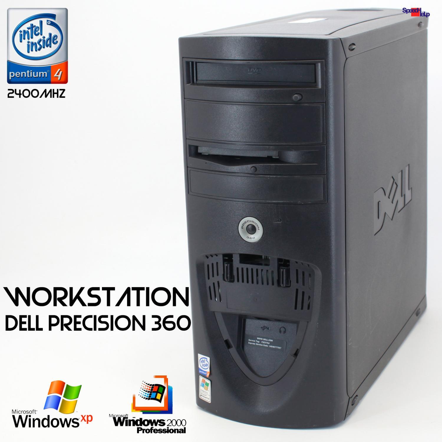 Dell Precision Workstation 360 Ws Pentium 4 2400Mhz Profi Computer Pc 2Gb Ram