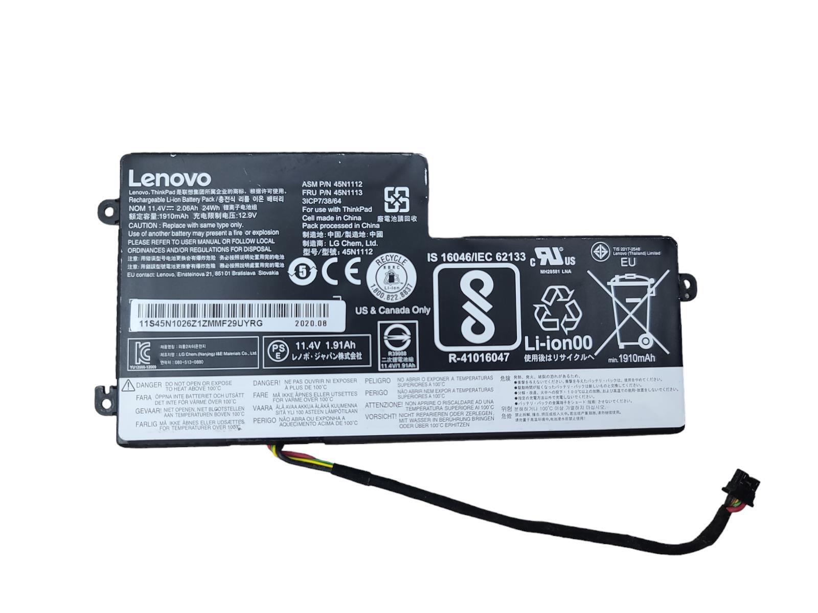 New Original 45N1112 45N1113 Battery for Lenovo ThinkPad x240 x250 x260 x270 OEM