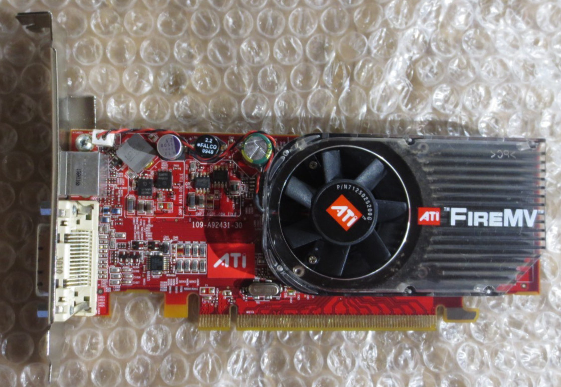 ATI FIREMV 2250 PCIE 256MB GRAPHICS CARD GPU