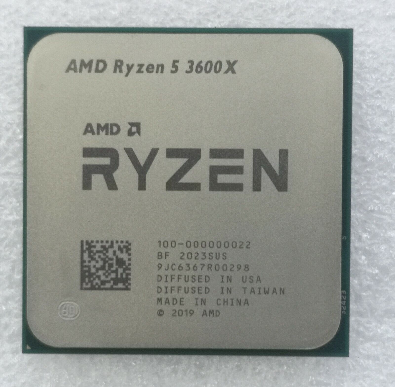 AMD Ryzen 5 3600X Desktop Processor  AM4  6 cores R5 100-000000022 Good Work