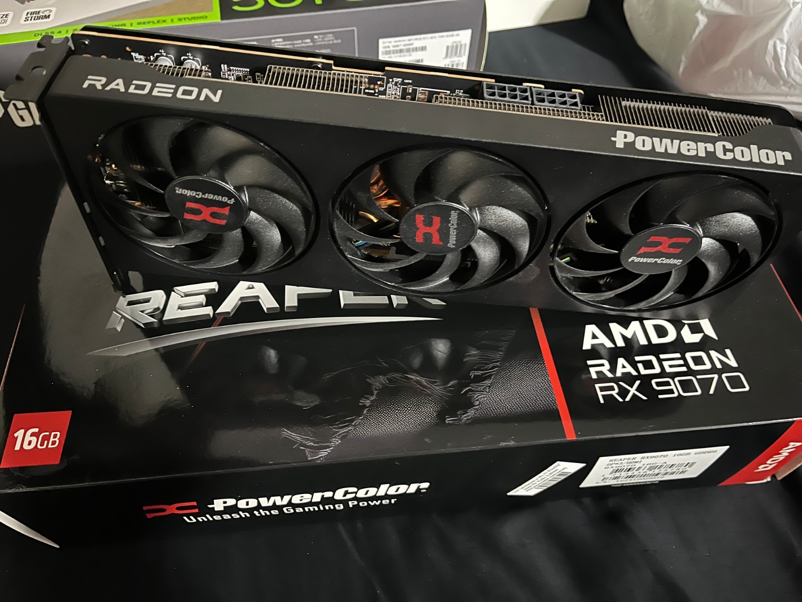 PowerColor AMD Radeon RX 9070 Reaper Triple Fan 16GB GDDR6 Sold as is