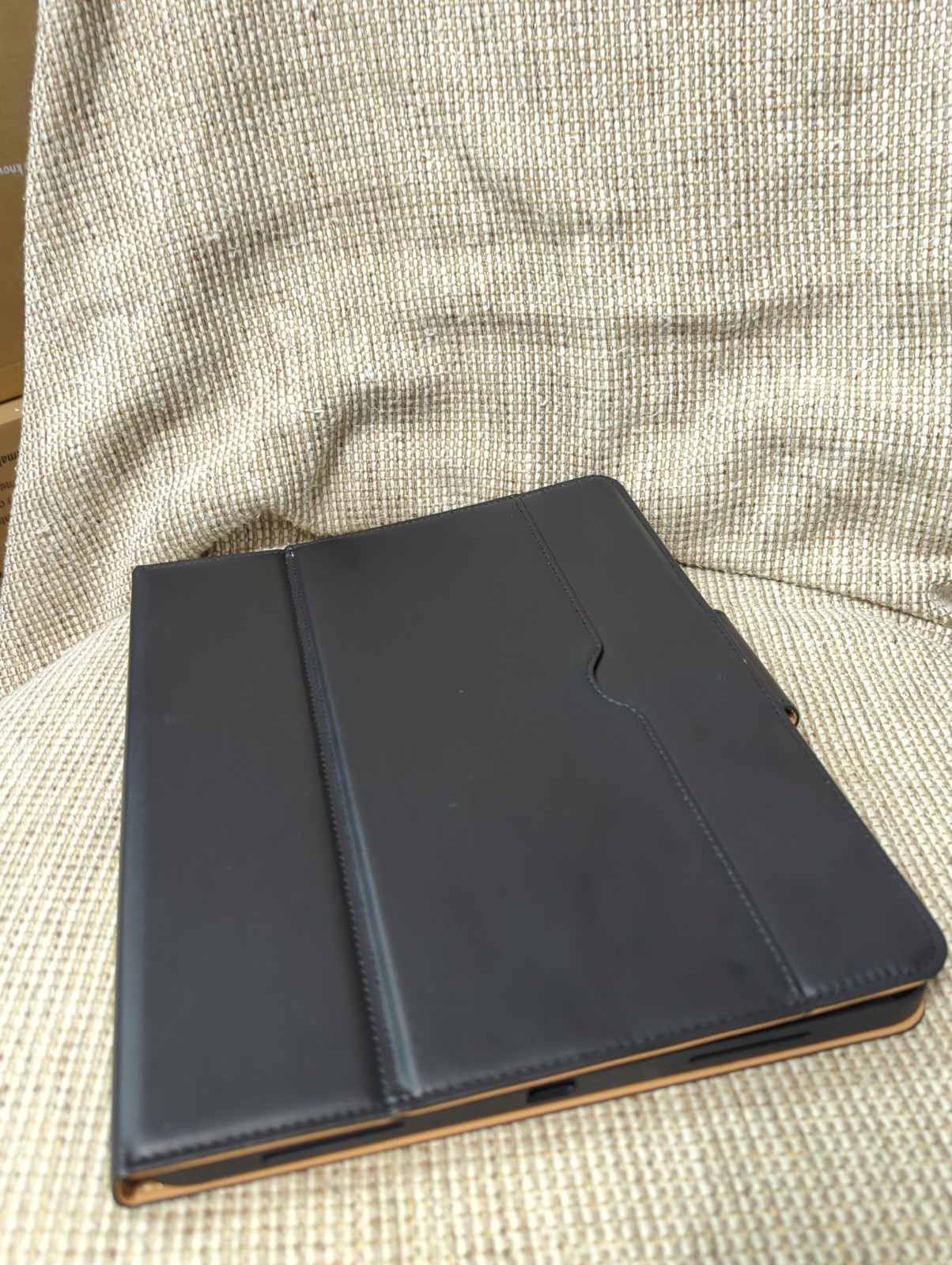 DTTO for iPad Pro 13 Inch Case (M5) 2025 / (M4) 2024, Black | Premium Faux...