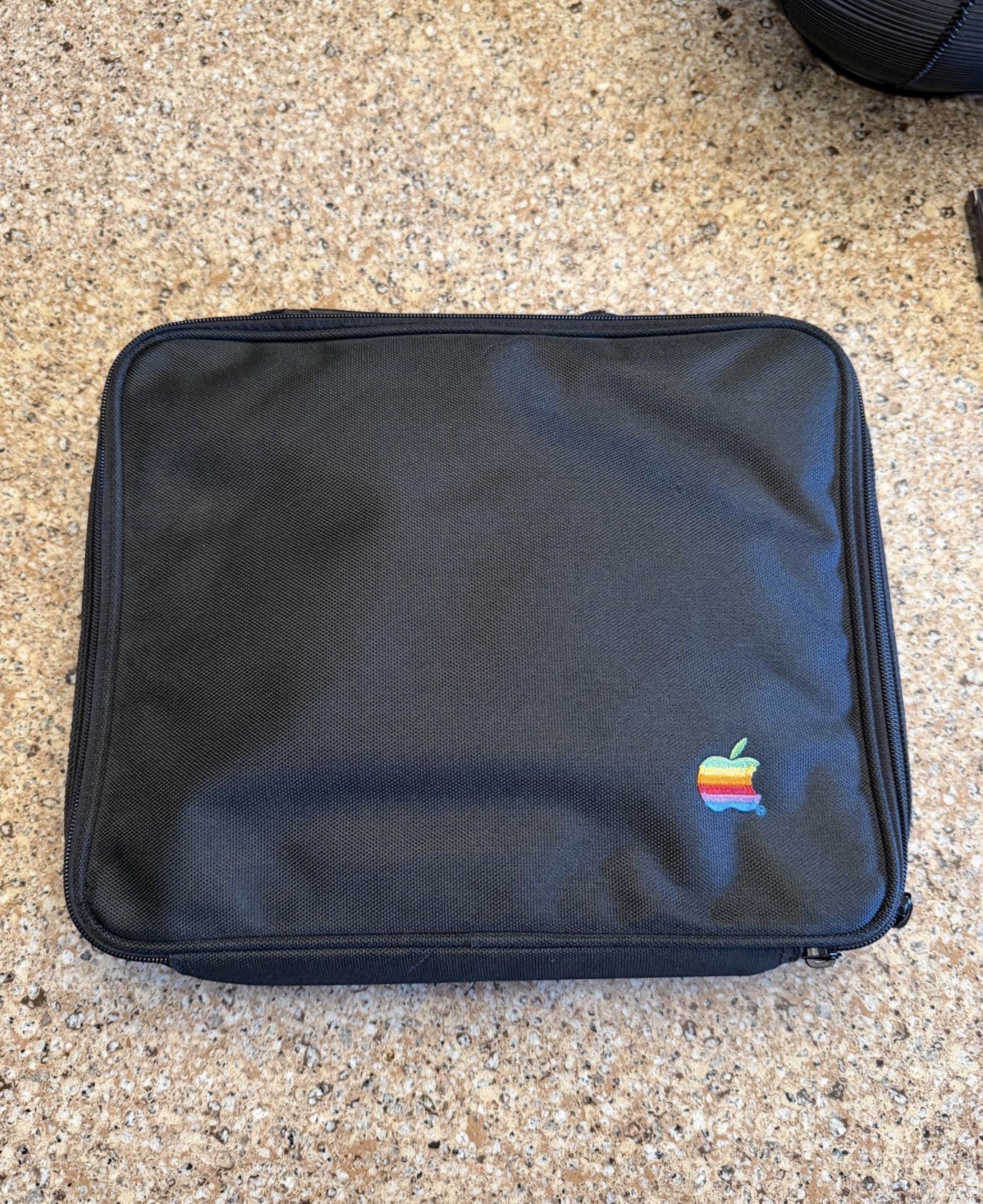 Apple Old Logo Shoulder Bag Rainbow Vintage