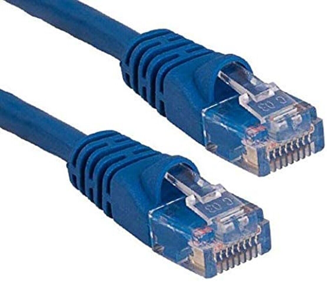 RiteAV - Cat6 Network Ethernet Cable - Blue - 50ft