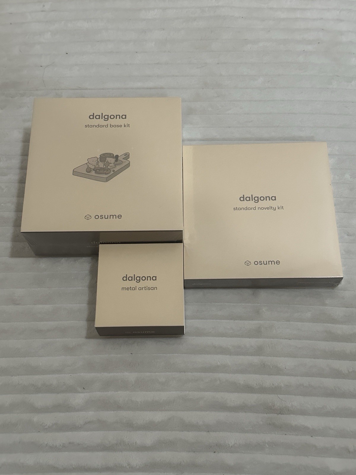 RARE Osume Dalgona Keycap Bundle Base Kit + Novelty Kit + Metal Artisan