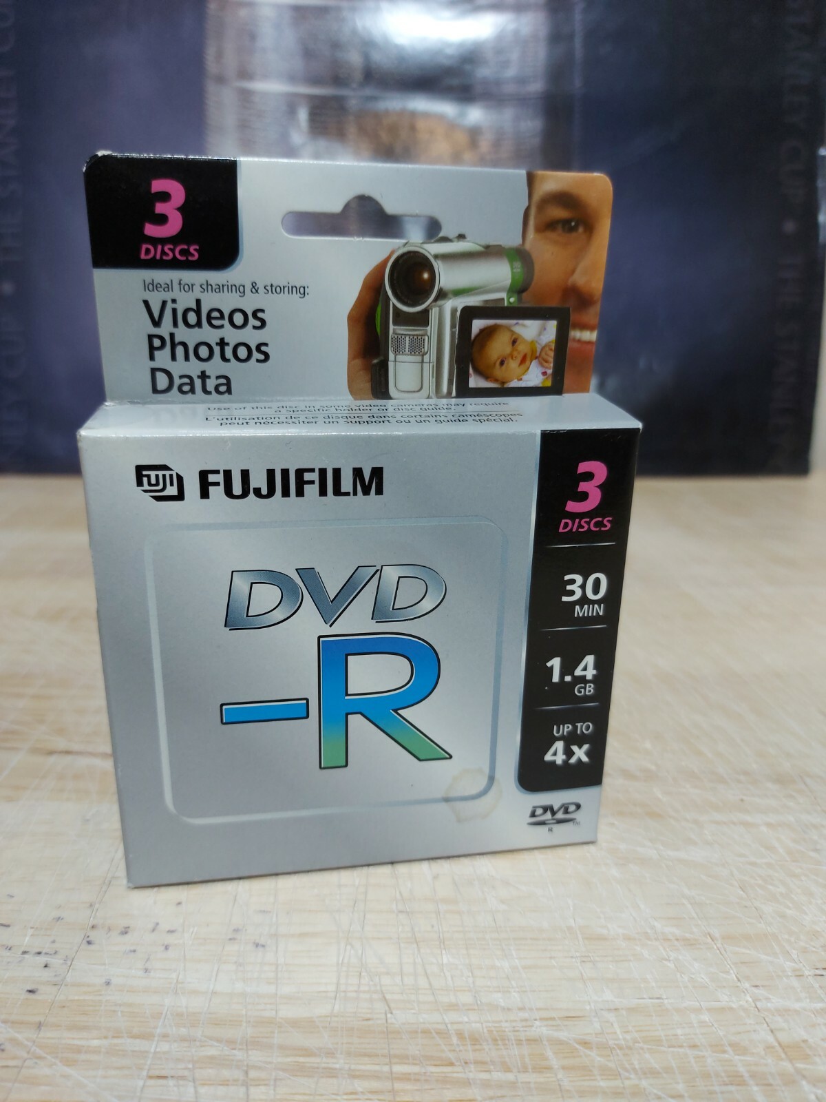 Fujifilm DVD-R 3 Disc Pack New 30 Min For Camcorder 