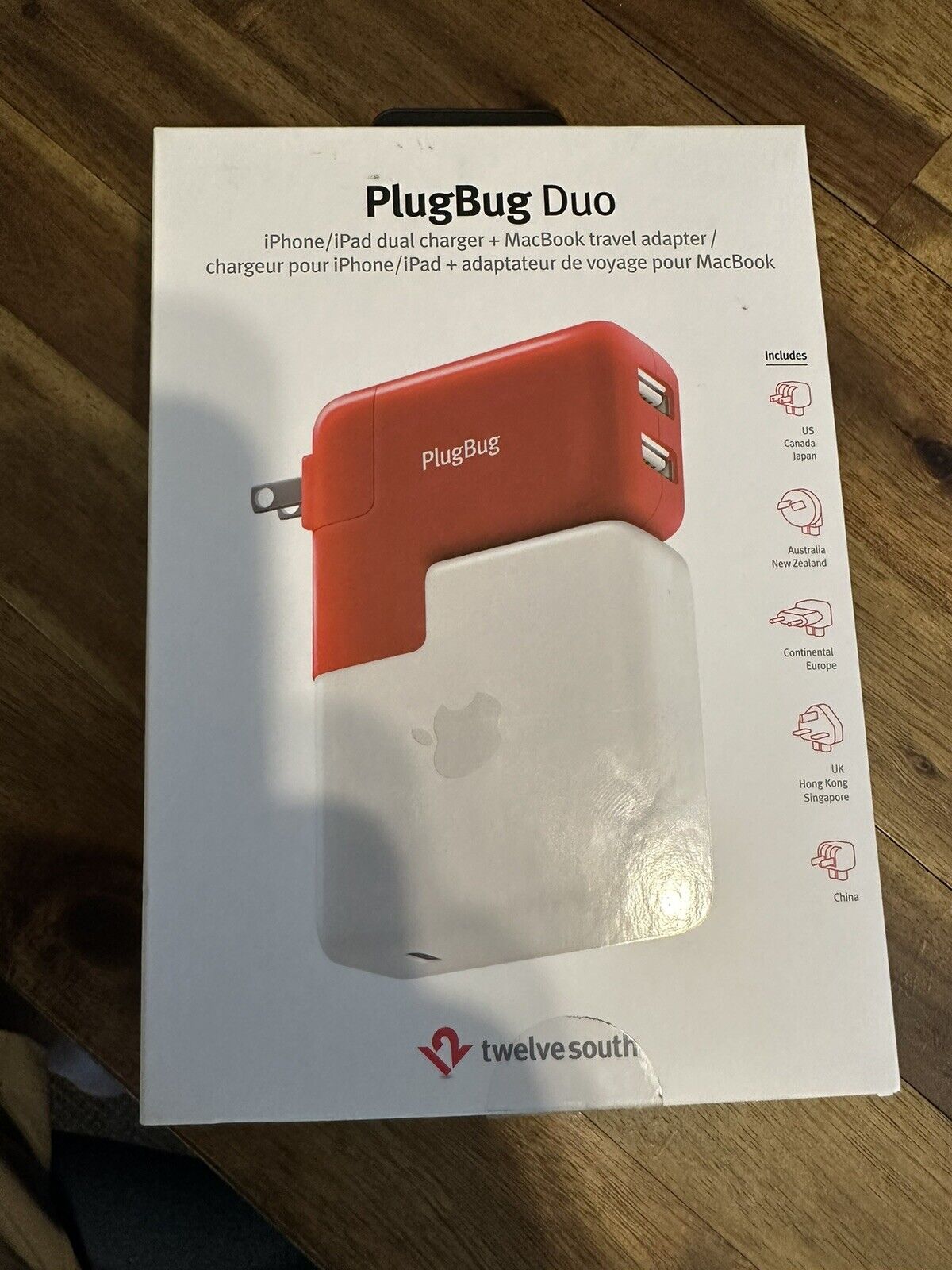 Twelve South PlugBug Duo Adapter Universal Apple MacBook + USB ***OPEN BOX***