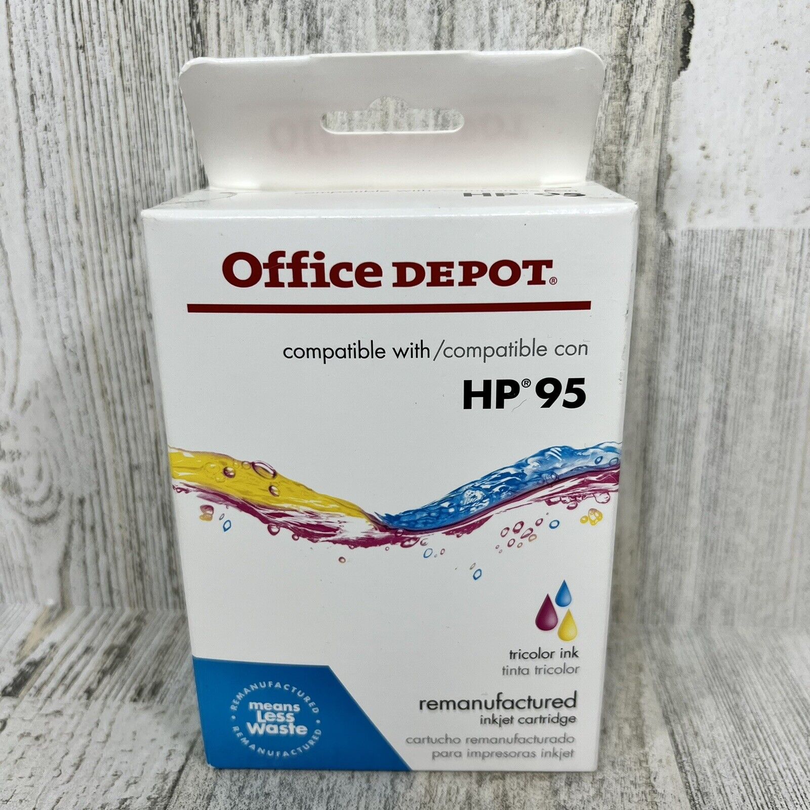 Office Depot Remanufactured Inkjet Cartridge for HP 95 Tricolor - NEW