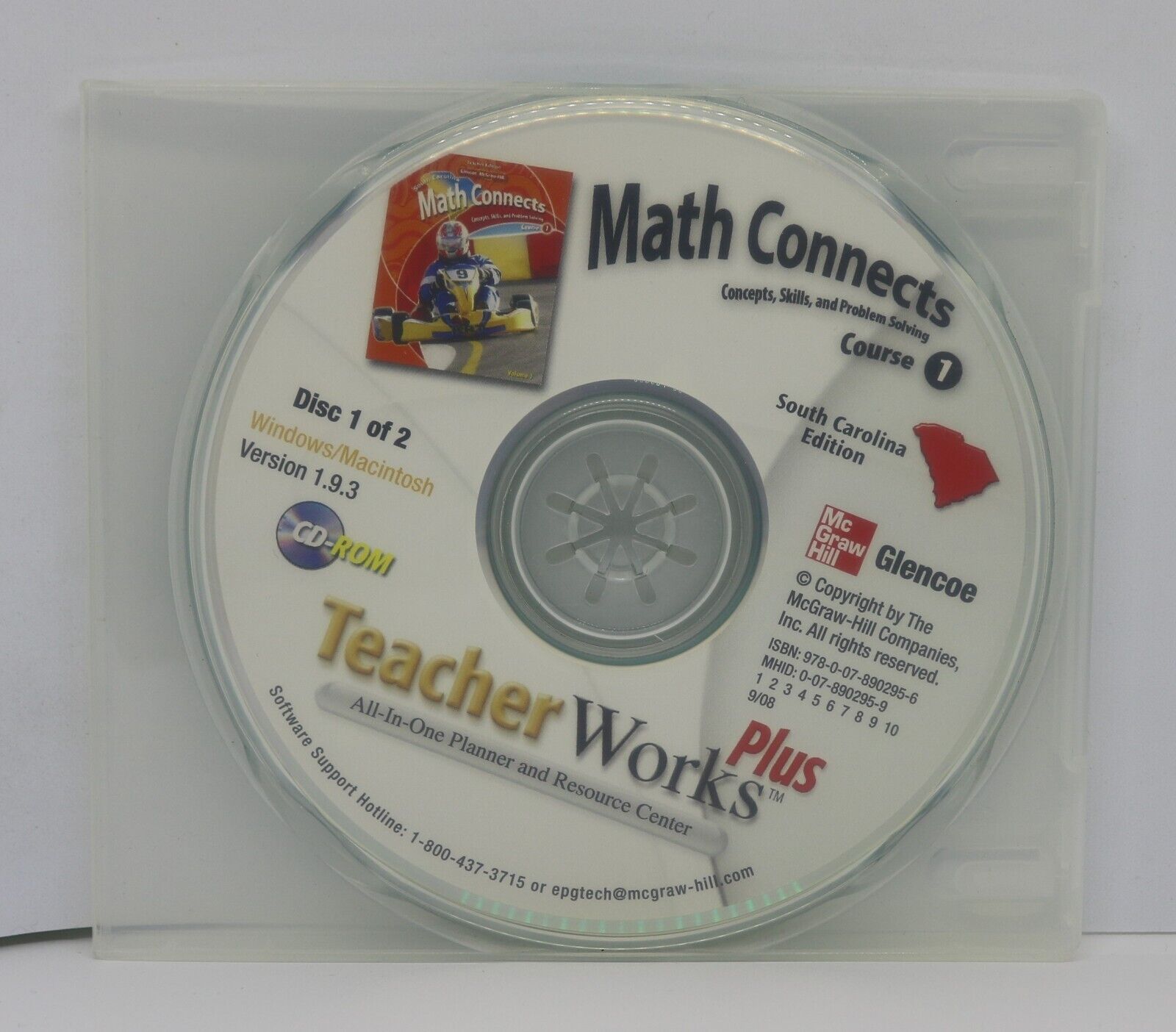 Glencoe Math Connects Course 1 South Carolina Edition Teacher Works Plus CD-Rom