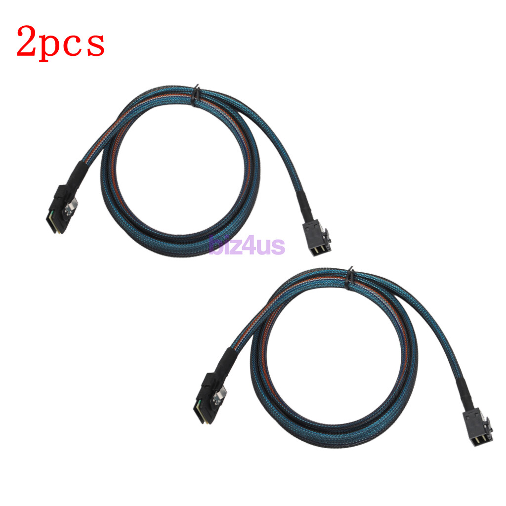 2PCS Mini SAS 36Pin SFF-8643 to SFF-8087 HD Adapter Cable Raid Data Cable 1M