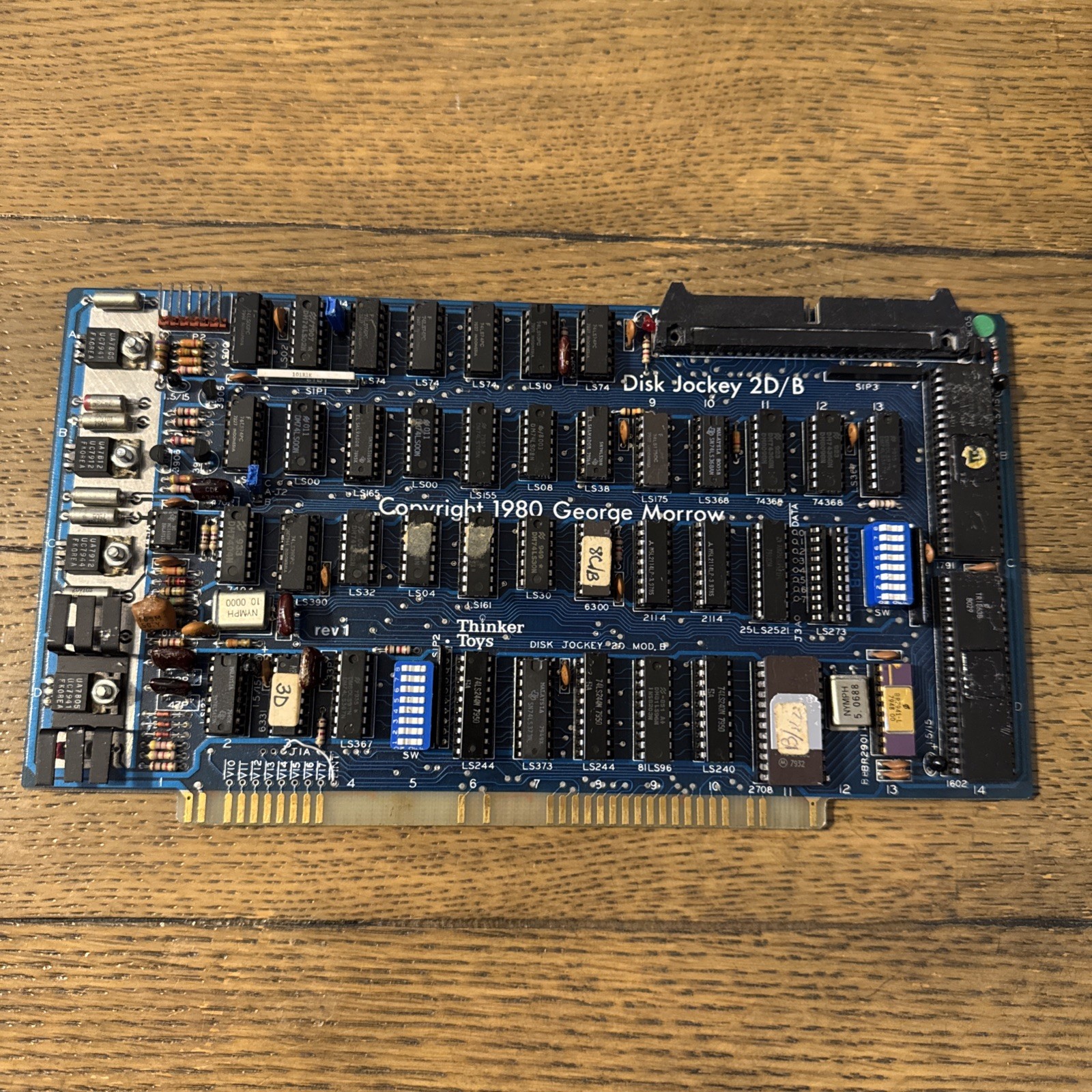 RARE GEORGE MORROW THINKER TOYS DISK JOCKEY 2D Mod B 1980 Homebrew Computer Club