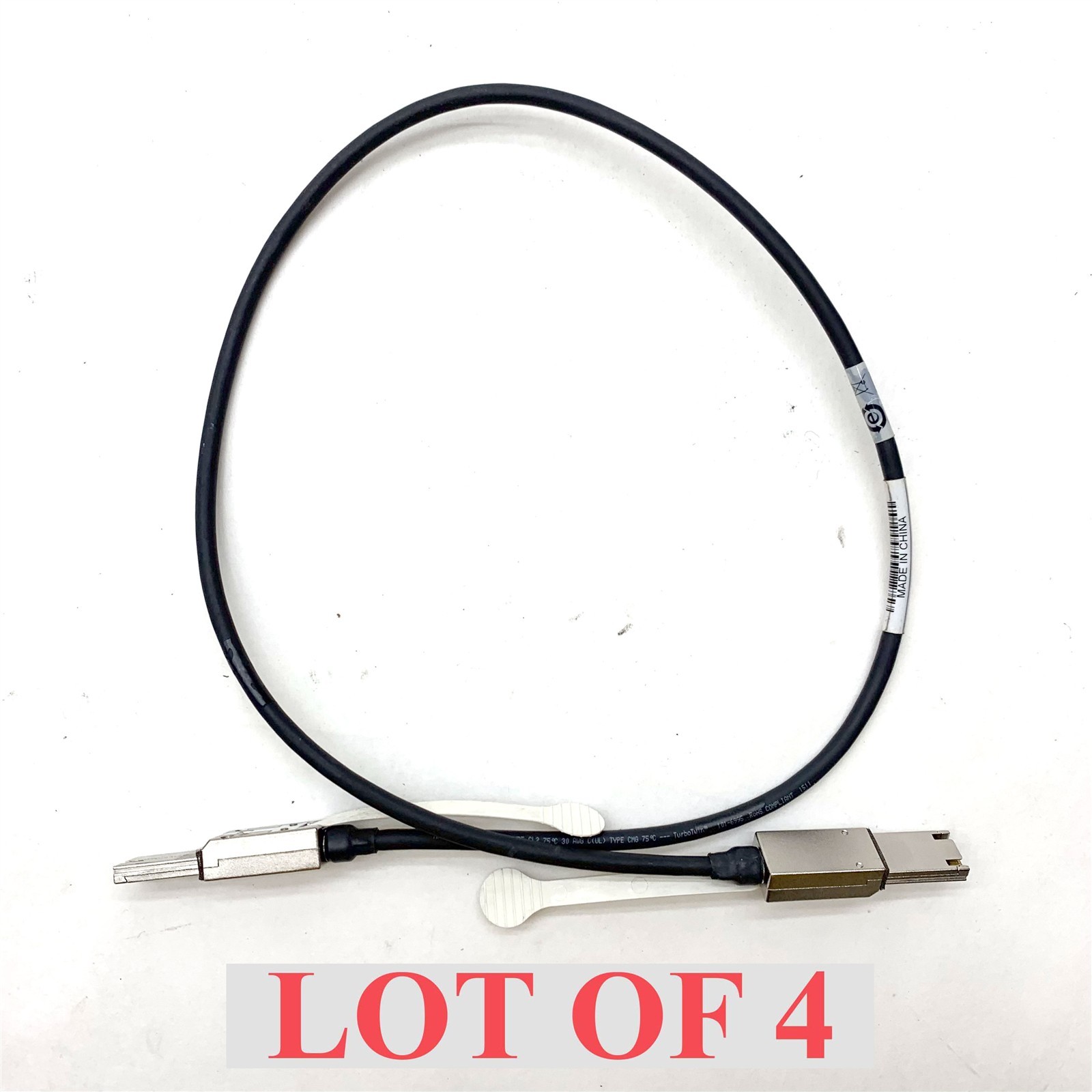 EMC Amphenol Mini SAS to Mini SAS 1M External Stacking Cable 038-003-0786 Lot 4